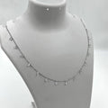 Silver Droplet Necklace