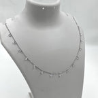 Silver Droplet Necklace