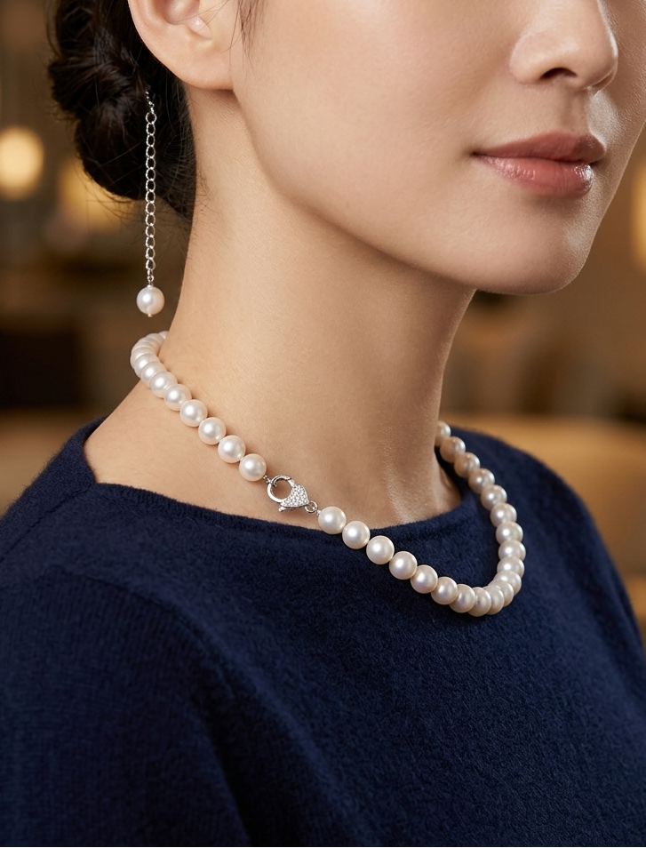 Freshwater Pearl Statement Necklace