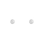 Round Solitaire CZ Stud Earring