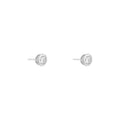 Round Solitaire CZ Stud Earring