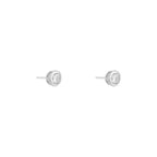 Round Solitaire CZ Stud Earring