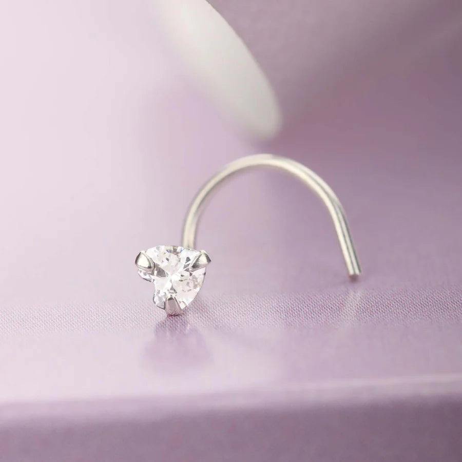 Heart Solitaire Nose Pine