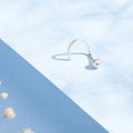 Round Silver Nose Pin