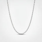 Clean Geometry Silver Chain