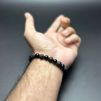 Lava and Black Onyx Bracelet