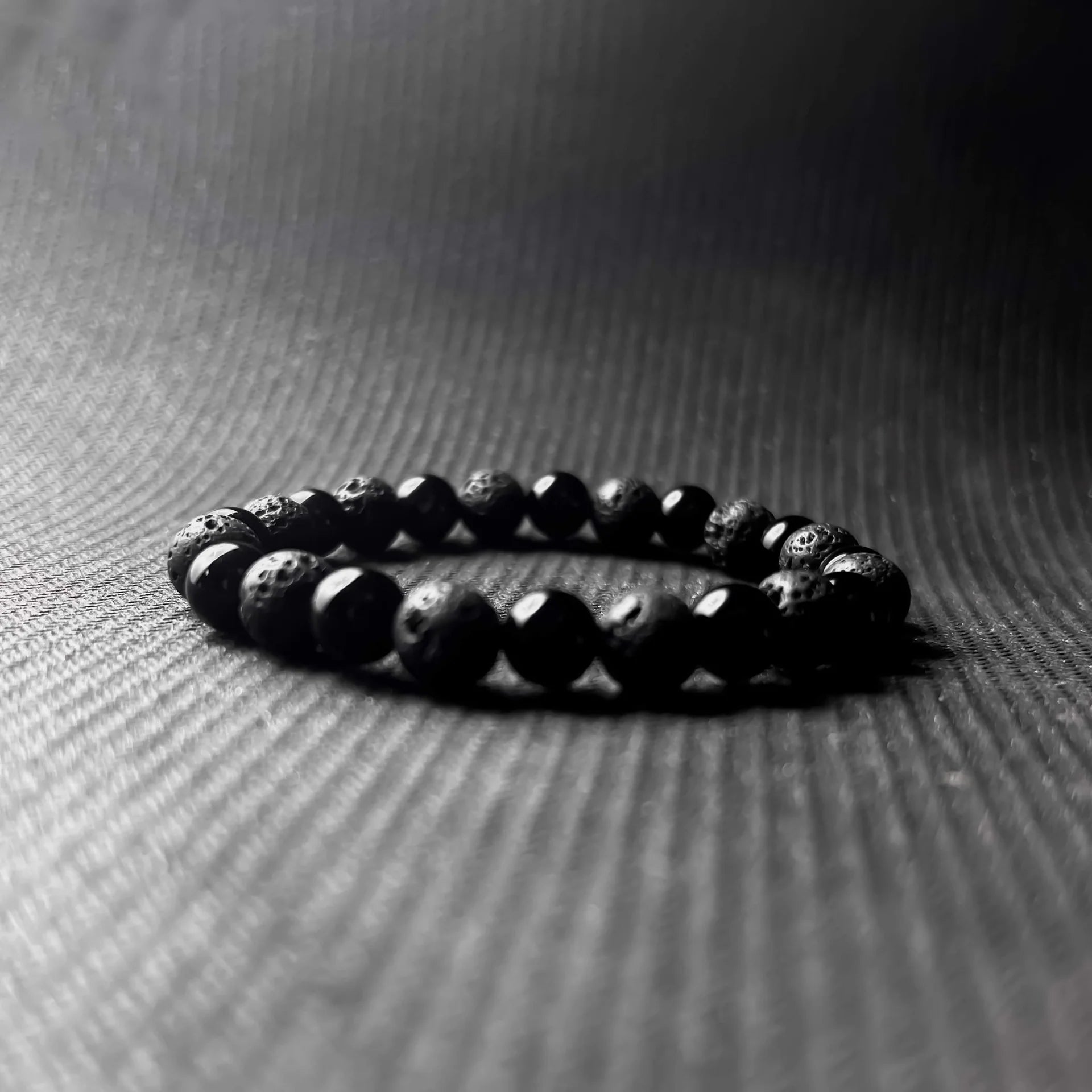 Lava and Black Onyx Bracelet